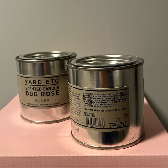 yard etc scented candle Brand New Sealed Can Tin 2 dents - Picture 3 of 3